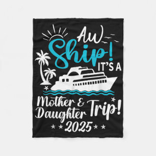 Cobertor De Velo Navegando numa Viagem de Mãe e Filha Cruzeiro 2025