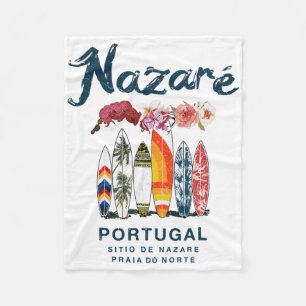 Cobertor De Velo Nazaré Portugal Surf Vintage _4