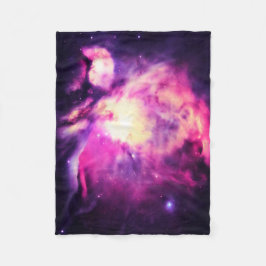 Cobertor De Velo Nebulosa de Órion Fleece Roxo Assustadoramente Bel