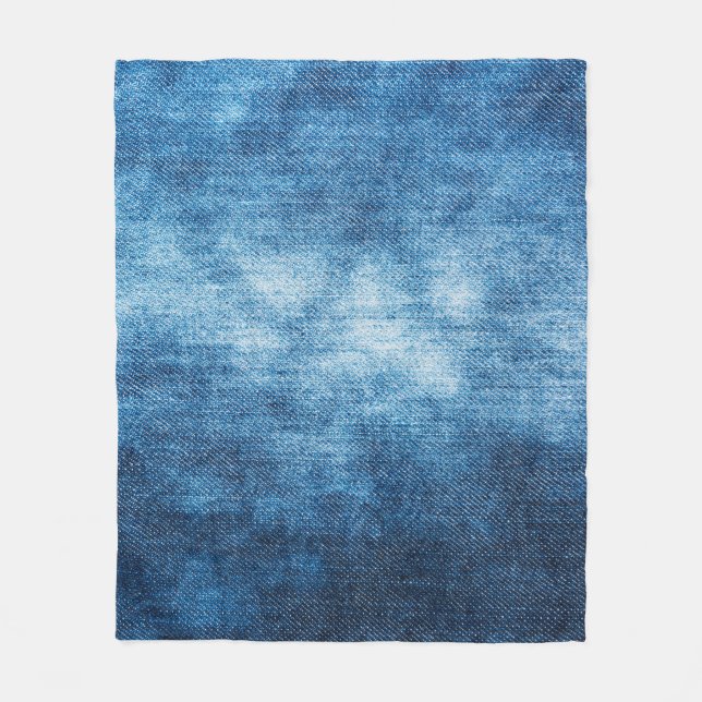 Cobertor De Velo Negar textura de tecido vestida para fundo. Jeans (Frente)