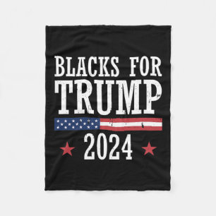 Cobertor De Velo Negros Para Trump 2024 Republica Presidencial