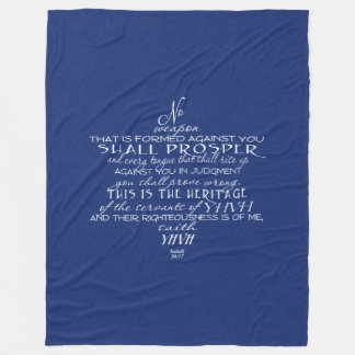 Cobertor De Velo Nenhum azul da estrela de David da arma