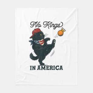 Cobertor De Velo Nenhum Gato Rei Na América Gatos Vintage Contra