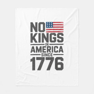 Cobertor De Velo Nenhum Rei na América desde 1776 Design Criativo