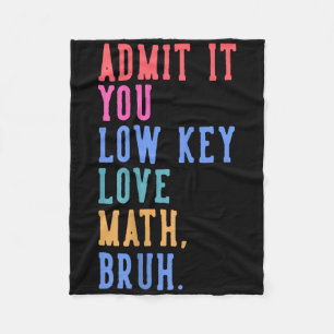 Cobertor De Velo Nerdy Math Admite Que Você Adora Mal Matemática Br