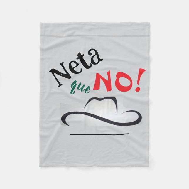 Cobertor De Velo Neta que Não! (Frente)
