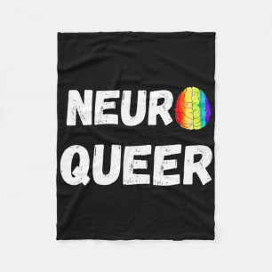 Cobertor De Velo Neuro Queer! Orgulho gay Lgbtq! Neurodiversos Auti