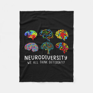 Cobertor De Velo Neurodiversidade - Adotar a Consciência do Autismo