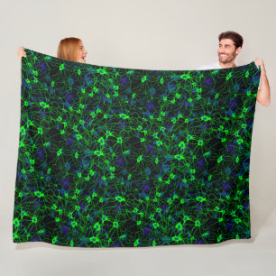 Cobertor De Velo Neuron City Fleece Blanket