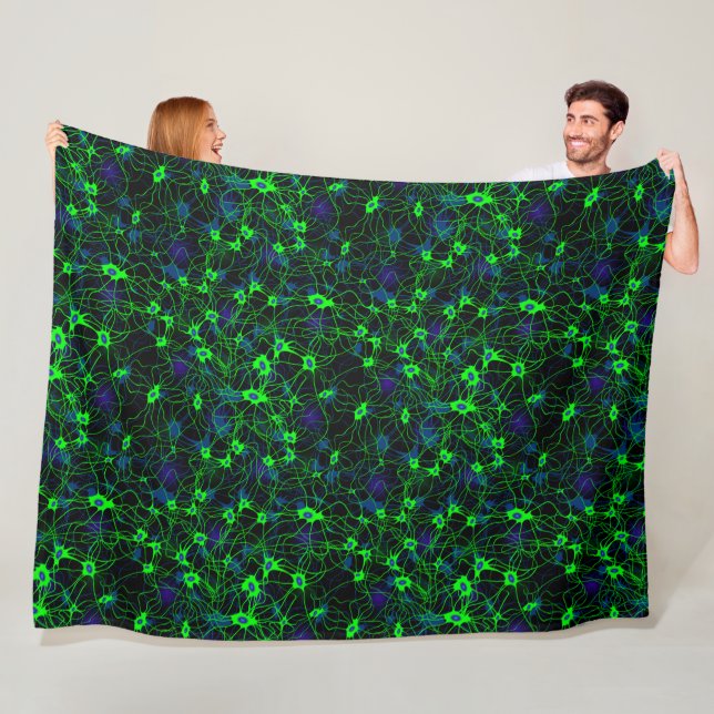 Cobertor De Velo Neuron City Fleece Blanket (In Situ)