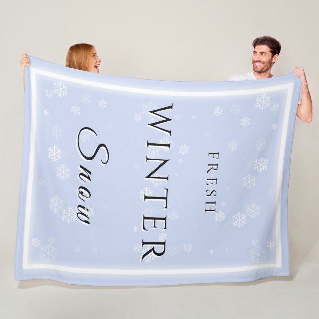 Cobertor De Velo Neve fresca de inverno com neve (In Situ)