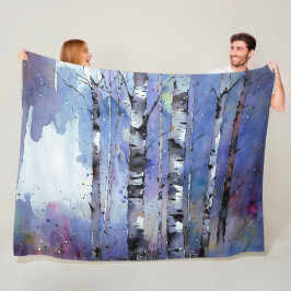 Cobertor De Velo Neve no passarinho encantado