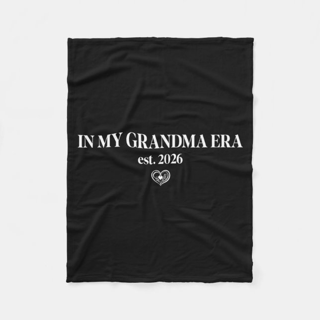 Cobertor De Velo New Nana In My Grandma Era 2026 Promoted To Grandm (Frente)