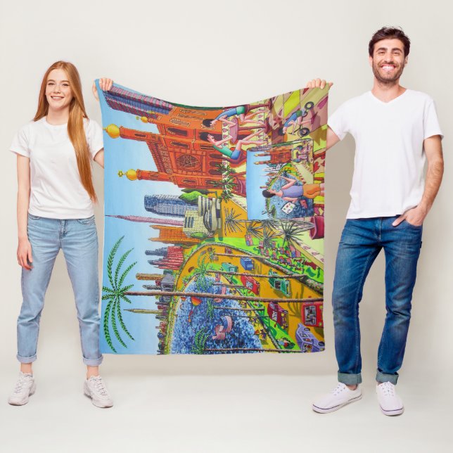 Cobertor De Velo New York City Painting (In Situ)