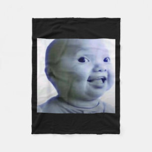 Cobertor De Velo Nicho engraçado do bebê Meme Gen Z Ai Viral Gargal