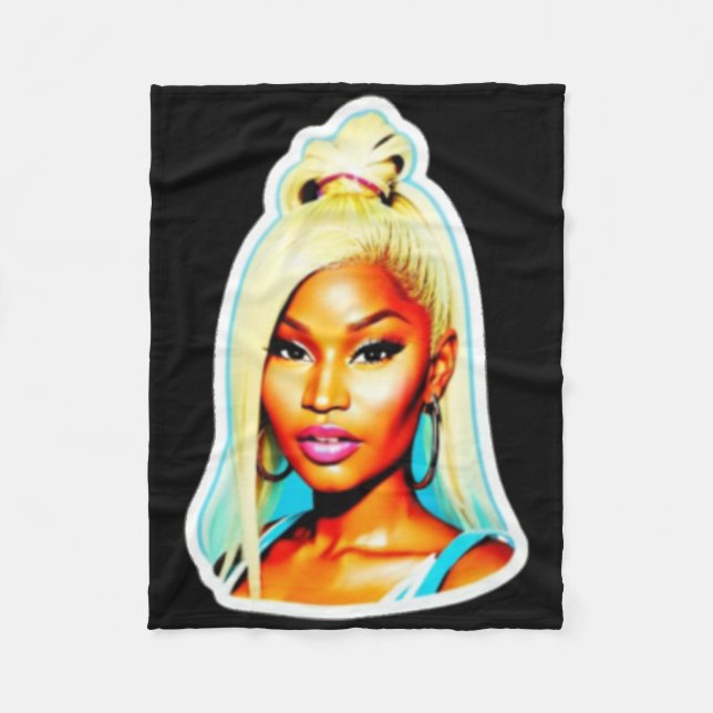 Cobertor De Velo Nicki Minaj Sticker (Frente)
