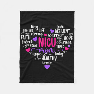 Cobertor De Velo Nicu Mãe Heart Micro Preemie Baby Mãe De Nicu Warr