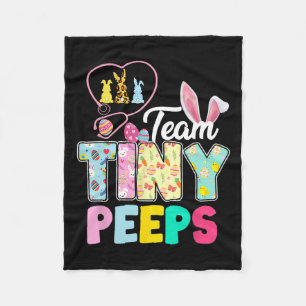 Cobertor De Velo Nicu Nurse Páscoa Team Pequeno Humans Bunnies Stet