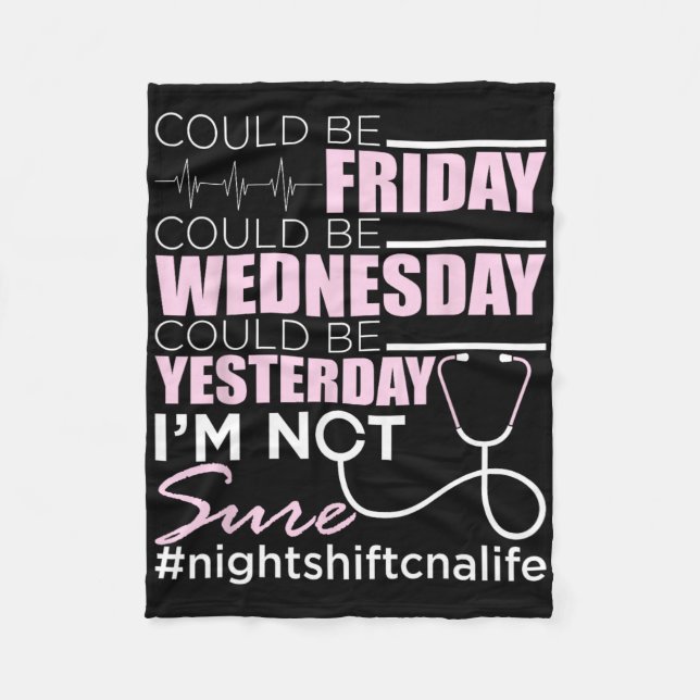 Cobertor De Velo Night Shift Cna Life - Certified Nu (Frente)