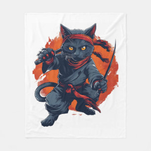 Cobertor De Velo Ninja Cat Stealth