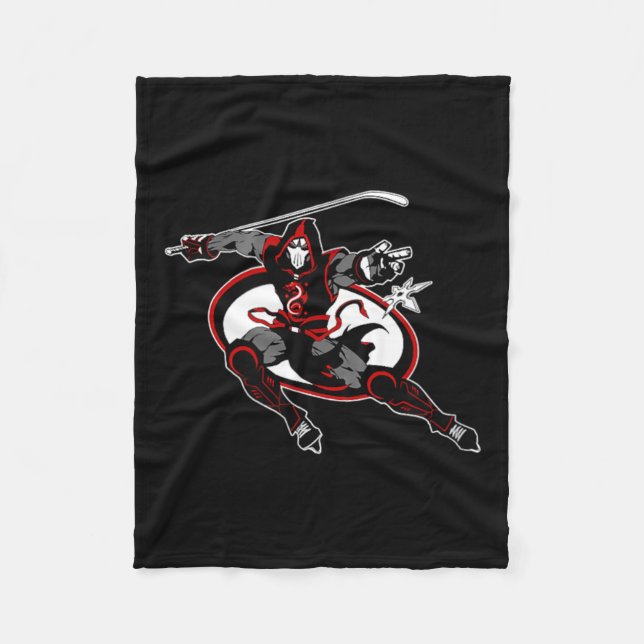 Cobertor De Velo Ninja de Hóquei (Frente)