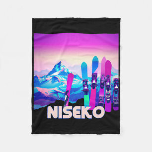 Cobertor De Velo Niseko Ski - Estilo De anos 80 Retroativo, Esqui E