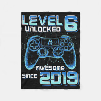 Cobertor De Velo Nível 6 Desbloqueado Festa de Video Game Aniversár