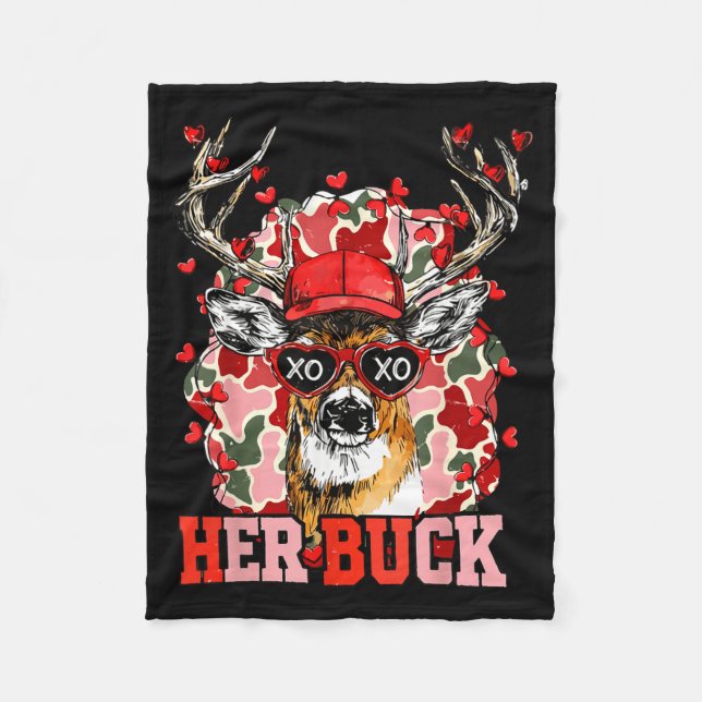 Cobertor De Velo Nk Her Buck Camo Deer Hunting Camouflage Matching  (Frente)