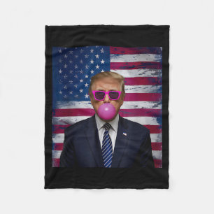 Cobertor De Velo Nk Sungles Trump Chiclete 2024 Bandeira EUA Vintag