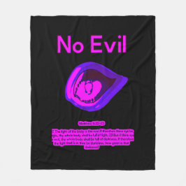 Cobertor De Velo No Evil - City Jamz - Fleece Blanket