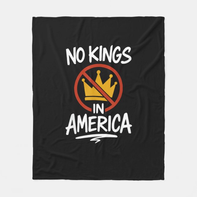 Cobertor De Velo No Kings In America No Crown Minimal Clean (Frente)