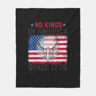 Cobertor De Velo No Kings In America Since 1776 Freedom Creative De