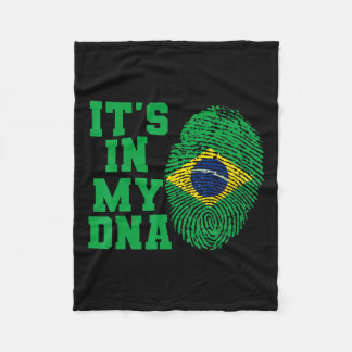 Cobertor De Velo No Meu Adn Brasil, Bandeira Corta Vintage Brasilei