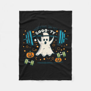 Cobertor De Velo No Meu Trabalho De Fantasma De Halloween De Boo-ty