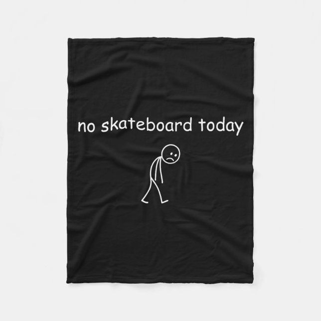 Cobertor De Velo No Skateboarding Today, Sad Skater For Skateboardi (Frente)