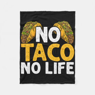 Cobertor De Velo No Taco No Life Nacho Mexicano Comida Cinco De May