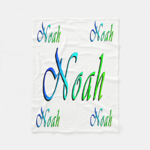 Cobertor De Velo Noah, Nome, Logotipo, Pequeno Fogão Branco.