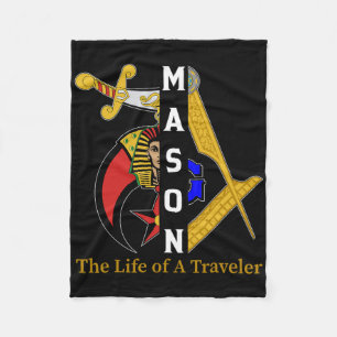 Cobertor De Velo Noble Shriner Mason, A Vida Do Viajante Freemason