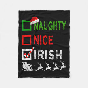 Cobertor De Velo Noite Bela de Natal Irlandesa Pijama Engraçado Pap