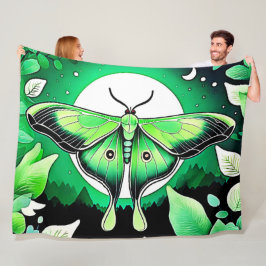 Cobertor De Velo Noite de Moth lunar