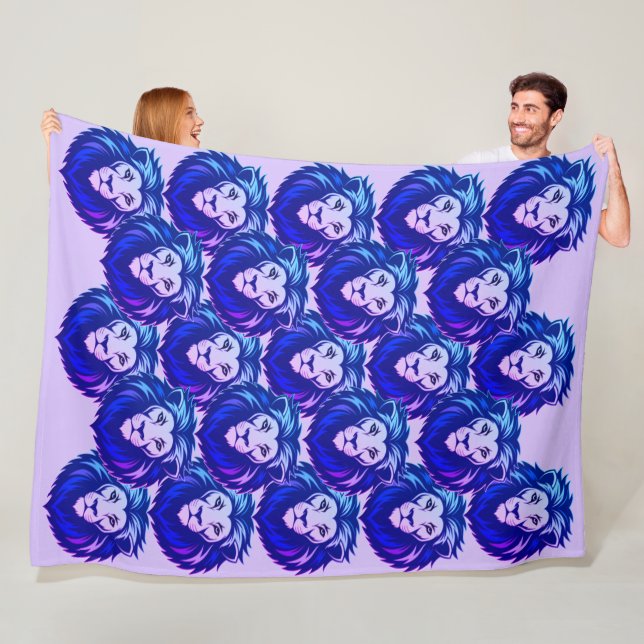 Cobertor De Velo Noites de Miami no Leão Azul (In Situ)