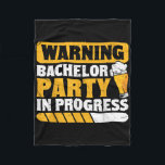 Cobertor De Velo Noivo engraçado festa de despedida de solteiro no<br><div class="desc">Noivo engraçado festa de despedida de solteiro no casamento _1</div>