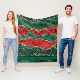 Cobertor De Velo Nome Da Agarra De Natal Vermelha E Verde