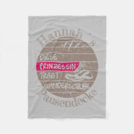 Cobertor De Velo nome da barra personalisierbar Prinzessin Wandersc