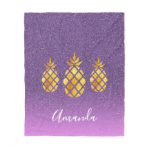 Nome da relva do abacaxi cor-de-rosa púrpura