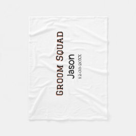 Cobertor De Velo Nome de adição de festa de solteira de padrinho de