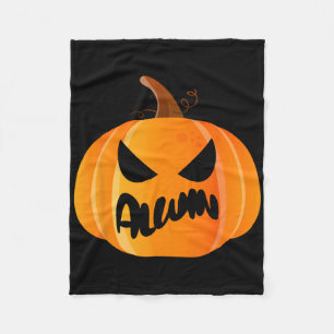 Cobertor De Velo Nome do Alwin Pumpkin Personalizado Halloween