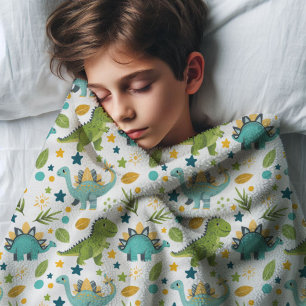 Cobertor De Velo Nome do Padrão T Rex Colorido Dinossauro