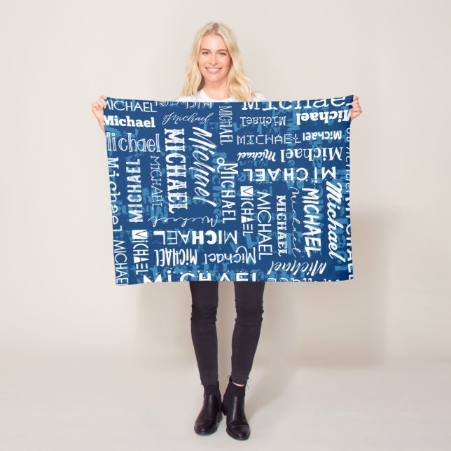 Cobertor De Velo Nome feito sob encomenda personalizado para (In Situ)