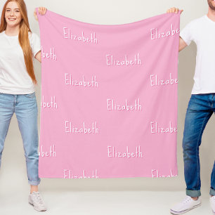 Cobertor De Velo Nome Fleece Blanket Personalizado Crianças Present